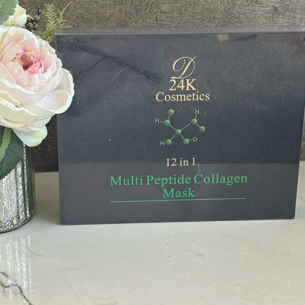 Multi Peptide Collagen Mask - Black and Green